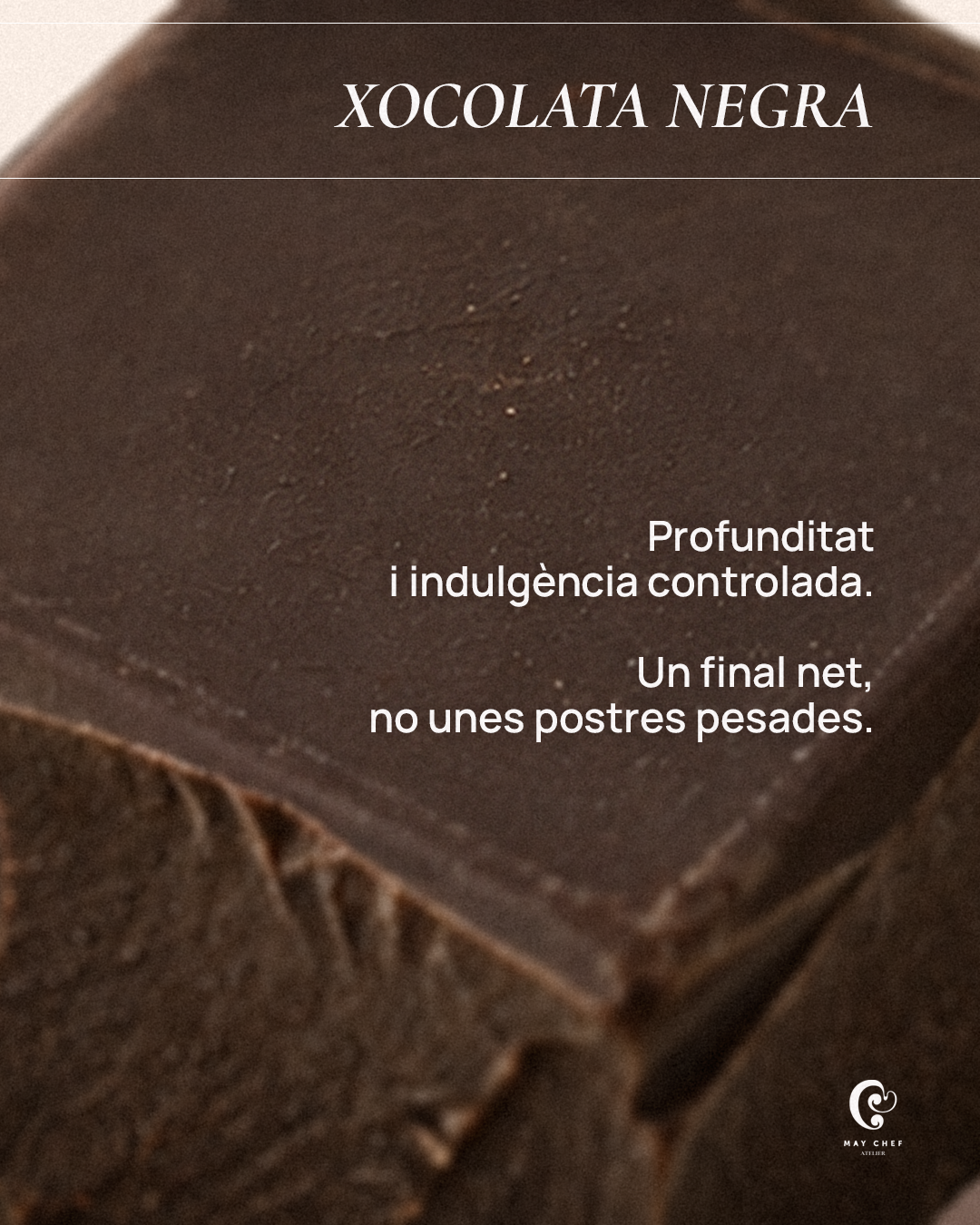 Close-up of dark chocolate