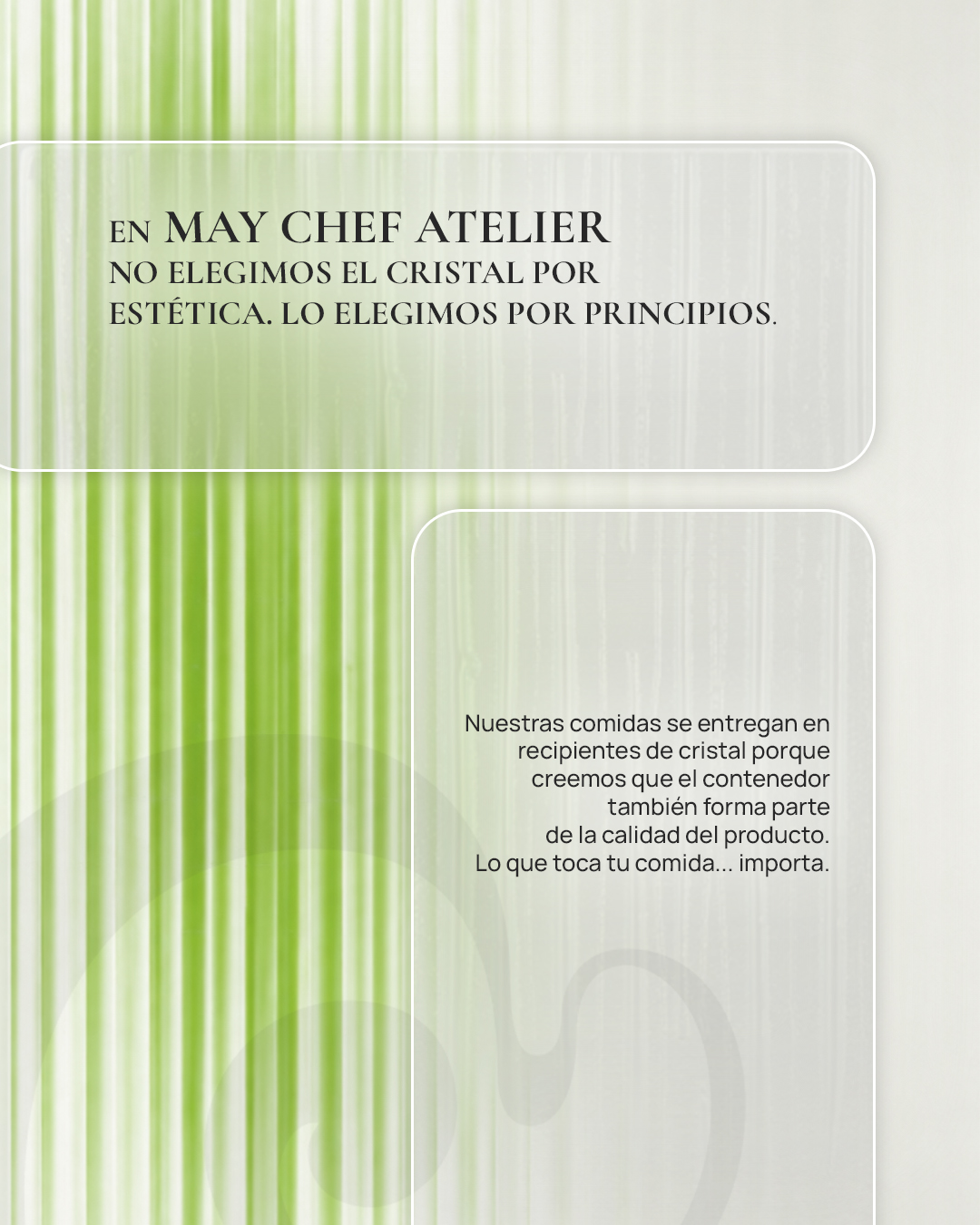 May Chef Atelier glass food container